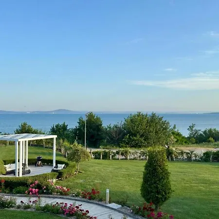 Апартаменты панорама, двустаен, малък, първа линия, гледка море, Diamond Beach, сарафово