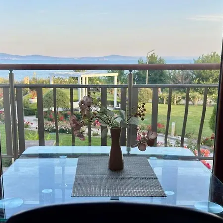 панорама, двустаен, малък, първа линия, гледка море, Diamond Beach, сарафово Daire *