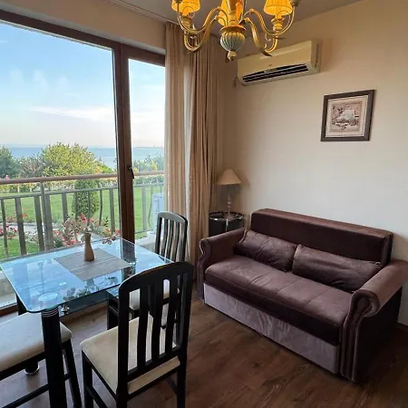 панорама, двустаен, малък, първа линия, гледка море, Diamond Beach, сарафово *